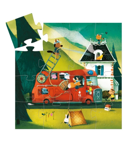 פאזל כבאית מושלם-16 חלקים