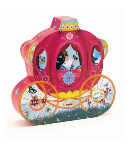 פאזל כרכרה מלכותית- 54 חלקים.