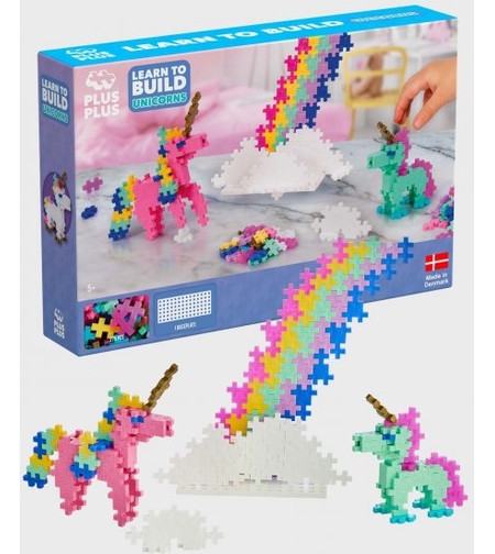 פלוס פלוס- לומדים לבנות חדי קרן! 275 חלקים