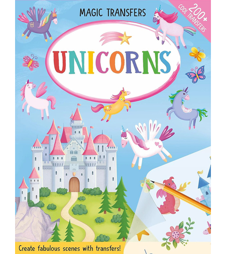 מדבקות קסם להעברה - חדי קרן