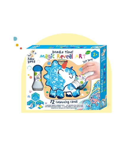ערכת יצירה טושטושים והדפסים- דינוזאורים! (2+)