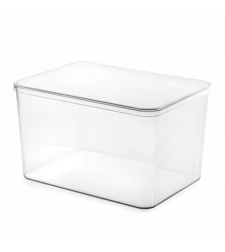 קופסא אקרילית עם מכסה- XL