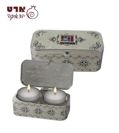 פמוטי נסיעה- כסוף UK53724