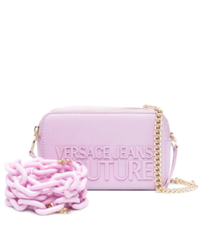 Versace Jeans Couture logo-embossed crossbody bag