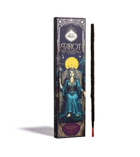קטורת טבעית טארוט סנדלווד לבונה Tarot Sandalwood Frankincense טארוט מרסיי שקט ובהירות Sagrada Madre