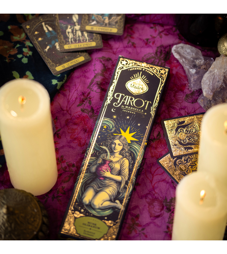 קטורת טבעית טארוט מושק לבונה Tarot Musk Frankincense טארוט מרסיי איזון והכוונה Sagrada Madre