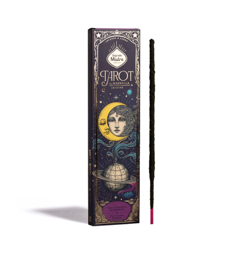 קטורת טבעית טארוט נאג צ'אמפה לבונה Tarot Nag Champa Frankincense טארוט מרסיי חיבור פנימי וטיהור Sagrada Madre