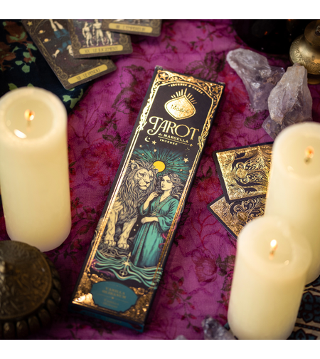 קטורת טבעית | טארוט וניל לבונה | Tarot de Marseille | וניל | לבונה | שלווה | Sagrada Madre