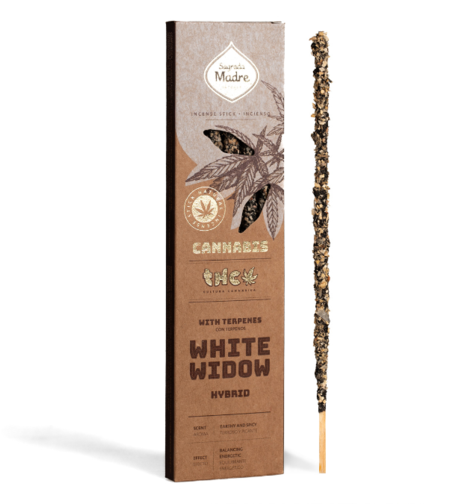 קטורת טבעית עם טרפנים קנבוס White Widow - ניחוח פיקנטי למיקוד ובהירות מחשבתית