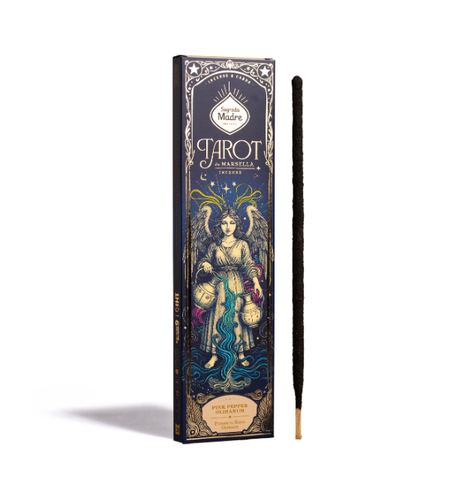 קטורת טבעית טארוט פלפל ורוד לבונה Tarot Pink Pepper Frankincense טארוט מרסיי התחדשות וטיהור Sagrada Madre