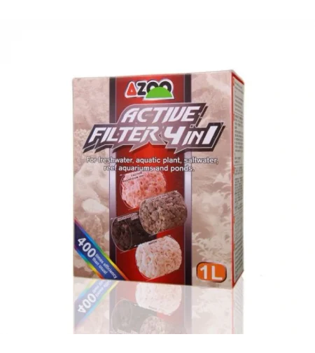 מדיות פטנט אקטיב פילטר אזו  1 ליטר - Active filter AZOO 1 L