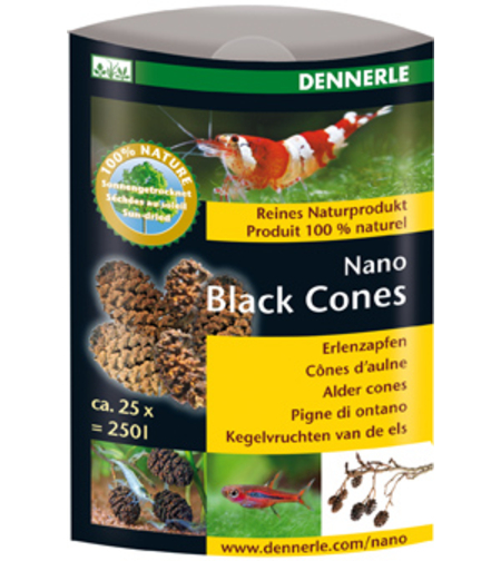 נאנו בלאק קונס (אצטברובלים שחורים) דנרלי 25 יח' - DENNERLE Nano Black Cones