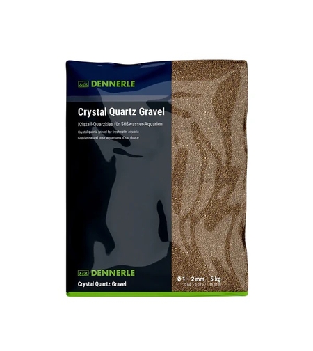 חצץ קריסטל קוורץ חום כהה דנרלי 1-2 מ