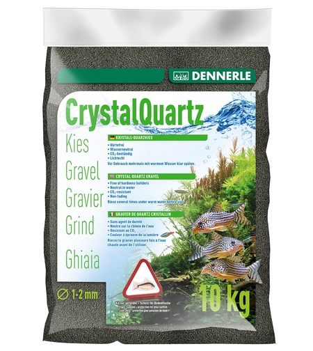 חצץ קריסטל קוורץ שחור יהלום דנרלי 1-2 מ