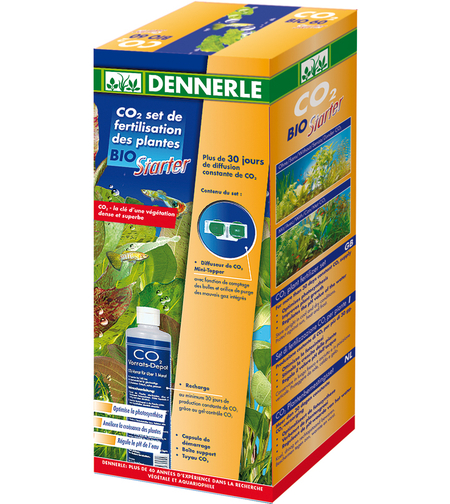 דשן CO2 סט לדישון אקווריום צמחיה ביו סטרטר דנרלי - DENNERLE CO2 plant fertilizer set BIO Starter