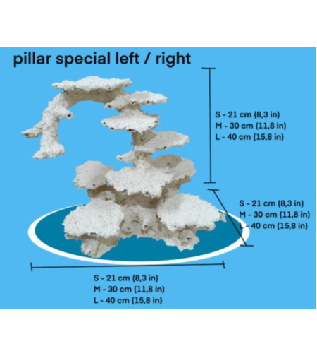 מסלעה קרמית אקווה קרמיק פילר ספיישל - Aqua Ceramic Aquascape Pillar Special