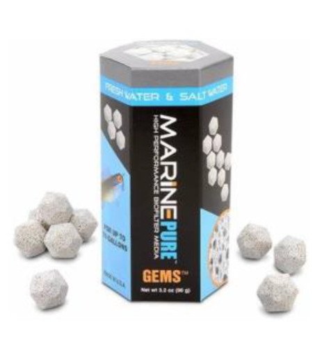 מדיה לבקטריות מארין פיור גאמ'ס להסרת אמוניה וניטריט - MARINE PURE GEMS Filter Media