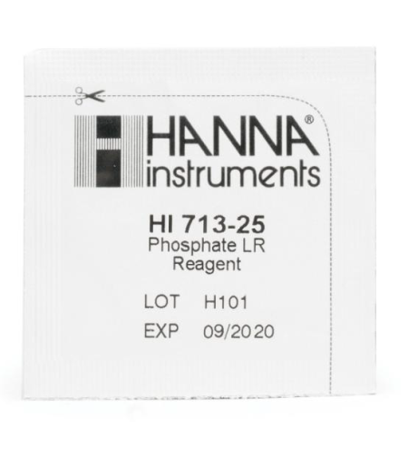 ריאגנטים להאנה צ'קר פוספט PO4 האנה 25 יחידות - HANNA Checker PO4 HI713-25 Reagents