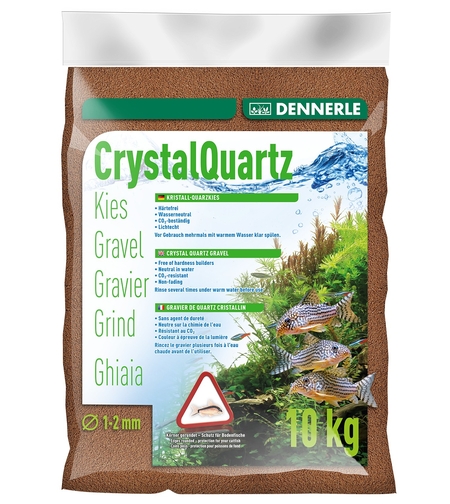 חצץ קריסטל קוורץ חום בהיר דנרלי 1-2 מ