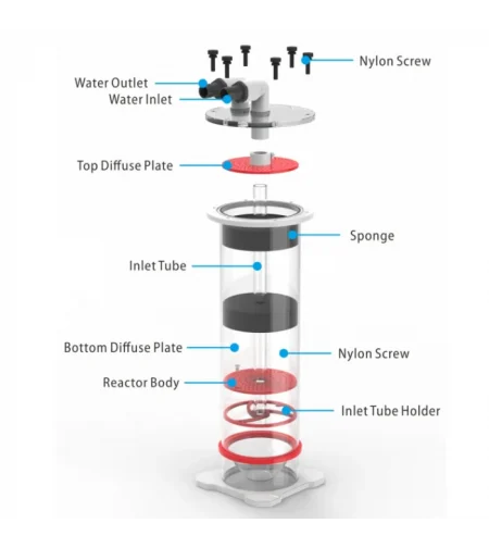 קולונה ריאקטור למדיה MR-100 באבל מאגוס - Bubble Magus Media Reactor MR-100
