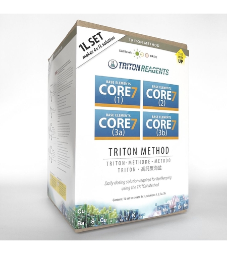 טריטון קור 7 בייס אלמנטס 4*1ליטר תוספים לריף - TRITON Method Base Elements Core 7 4*1L