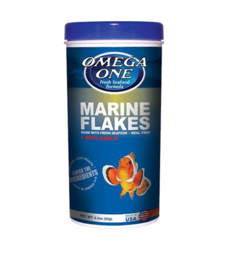 מזון מארין פלקס דפים אומגה וואן 62 גרם - Omega One Marine Flakes 62g