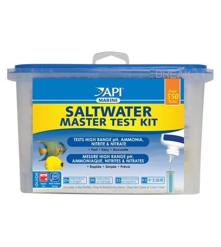 אי.פי.איי קיט ערכות בדיקה למים מלוחים -  API Master test Kit pH NO2 NO3 NH3/NH4