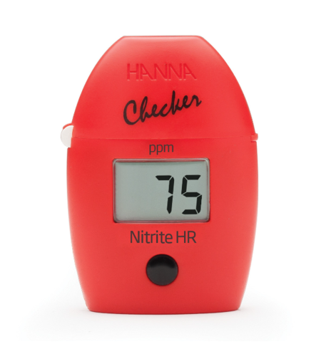 האנה צ'קר HI708 מכשיר בדיקת רמת NO2 ניטריט טווח גבוה - Hanna Checker NO2 Nitrite HI708 Digital Water Tester