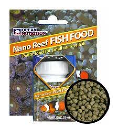 מזון לדגים קטנים אושן נוטרישן נאנו ריף גרגיר מיקרוני 15 גרם - Ocean Nutrition Nano Reef Fish Food