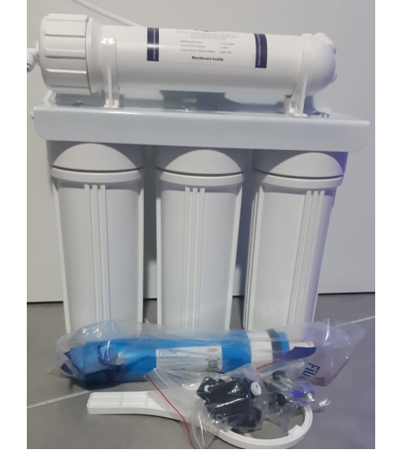 מערכת אוסמוזה 4 שלבים כולל סננים אמריקאיים - Reverse Osmosis 4 stage System