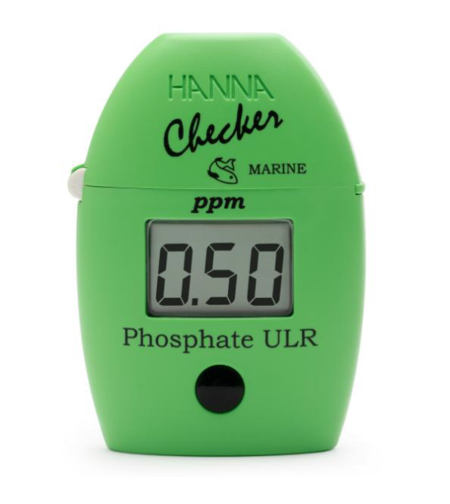 מכשיר בדיקת רמת פוספט האנה צ'קר פוספט נמוך מאוד PO4 ULR האנה - HANNA Checker Phosphate PO4 ULR HI774 Digital Water Tester