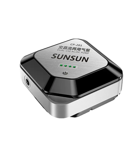 משאבת אוויר נטענת CP-201 סאן סאן (עד 40 שעות עבודה) - SunSun CP-201 AC/DC Chargeable air pump