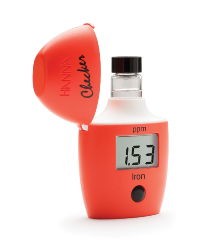 האנה צ'קר HI721 מכשיר בדיקת רמת Fe ברזל - Hanna Checker Iron Fe HI721 Digital Water Tester