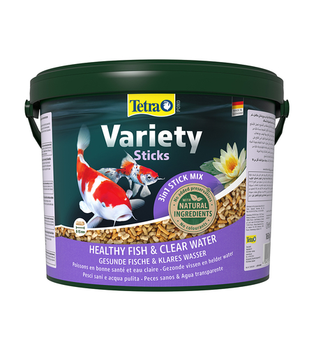 טטרה פונד וראיטי 10 ליטר - Tetra Pond Variety Sticks 10L