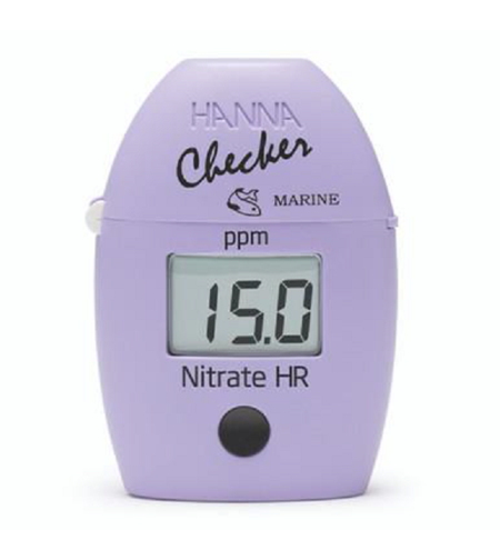 האנה צ'קר ניטראט טווח גבוה NO3 HR מכשיר בדיקה דיגיטלי לניטרט - Hanna Checker Nitrate HR NO3 HI782 Digital Water Tester