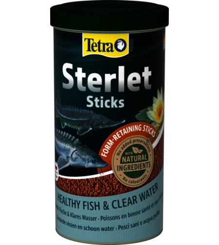 טטרה פונד סטרלט שוקע 1 ליטר - Tetra Pond Sterlet Sticks 1L