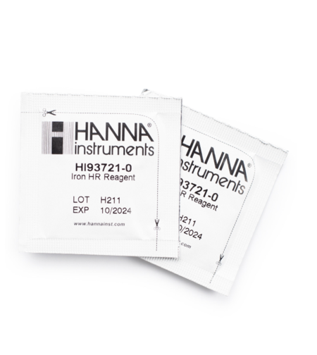 ריאגנטים להאנה צ'קר HI721 מכשיר בדיקת רמת Fe ברזל - Hanna Checker Iron Fe HI721 Reagents