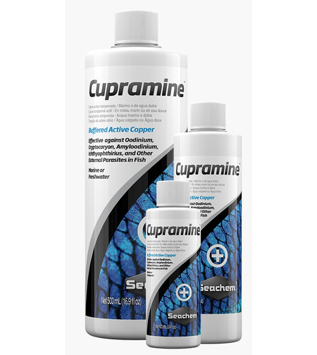תוסף קופר Cu קופרמין סיכם לטפילי דגים  500 מ