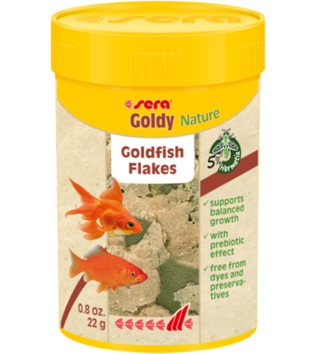 סרה גולדי נייצ'ר דפים 100 מ”ל -  Sera Goldy Nature 100 ML