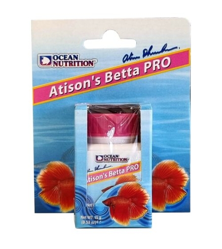 מזון בטה פרו אושן נוטרישן בצורת תולעי דם 15 גרם - Ocean Nutrition Atison's Betta PRO 15g