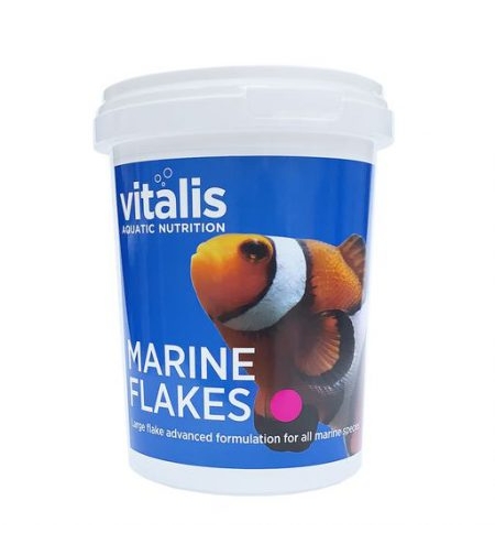 מזון דגים מרין פלייקס דפים 40 גרם ויטליס - Vitalis Marine Flakes 40g