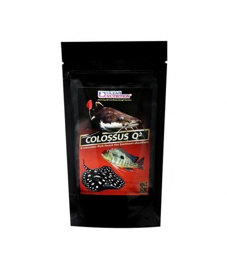 מזון גרגרים שוקע לדגי ענק אושן נוטרישן 500 גרם - Ocean Nutrition COLOSSUS Q2 Giant Fish Sinking Food 500 g