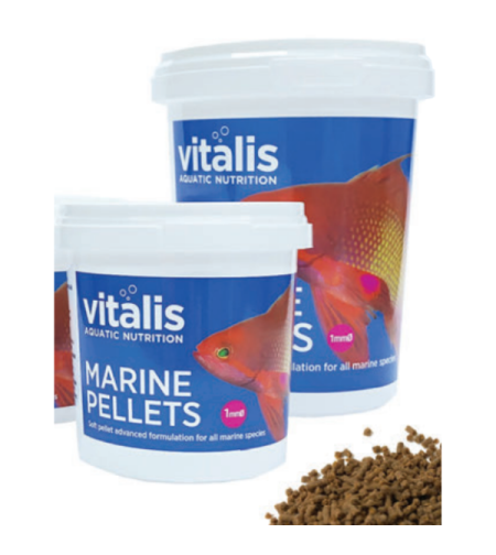 מזון מרין פלטס גרגרים 260 גרם ויטליס  - Vitalis Marine pellets 269g