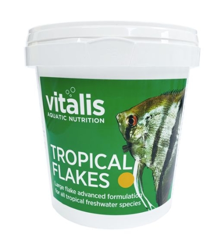 מזון דפים לדגים ויטליס טרופיקל פלקס 90 גרם -Vitalis Tropical Flakes 90g