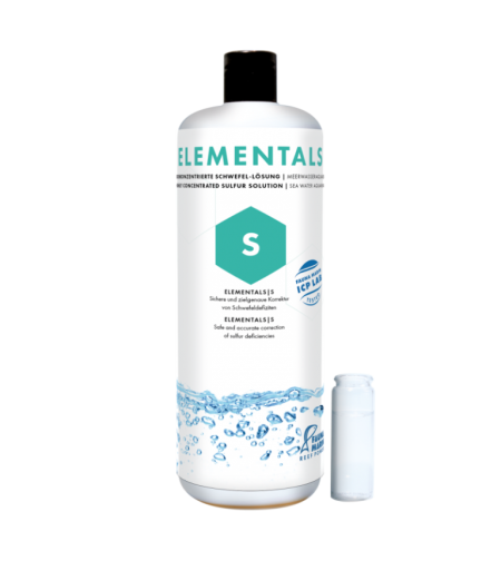 תוסף אלמנט סולפור S פאונה מארין 1 ליטר - Fauna Marin Elements S Sulfur 1L