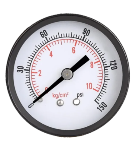 מד לחץ איכותי למערכת אוסמוזה הפוכה - Water pressure gauge for Reverse Osmosis systems