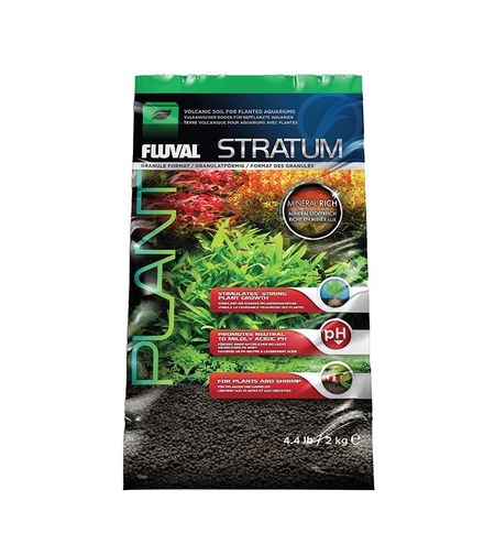 מצע לאקווריום צמחיה ושרימפסים פלובל סטרטום 4 קילו -  Fluval Stratum 4kg