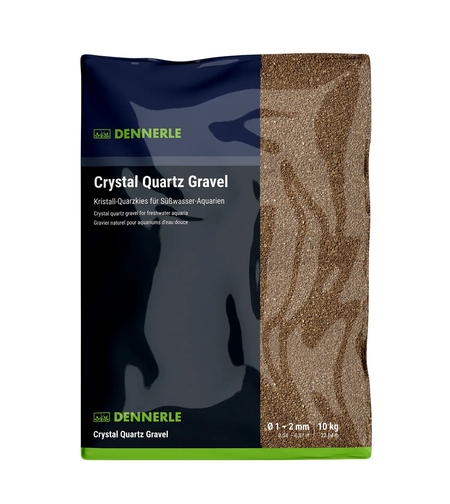 חצץ קריסטל קוורץ חום כהה דנרלי 1-2 מ