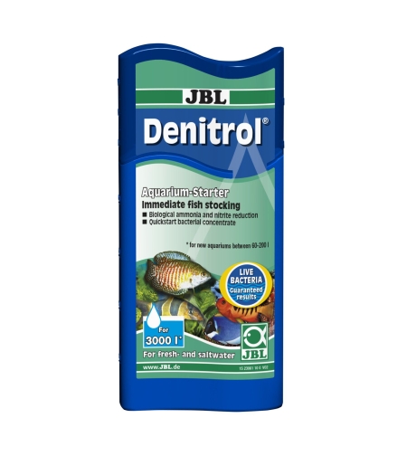 דניטרול JBL תכשיר בקטריות חיות להכנסת דגים מיידית 100 מ