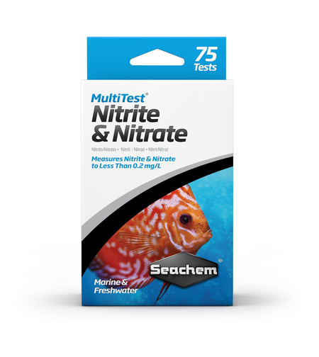 ערכת בדיקה ניטריט וניטראט NO2 NO3 סיכם -  Seachem Nitrite/nitrate MultiTest Kit